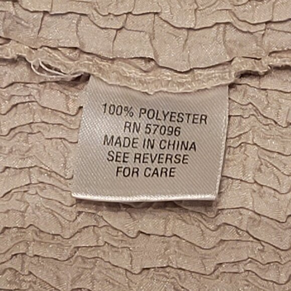 Nicola Sleeveless Metallic Shell, Light Beige, Size M - Picture 4 of 4